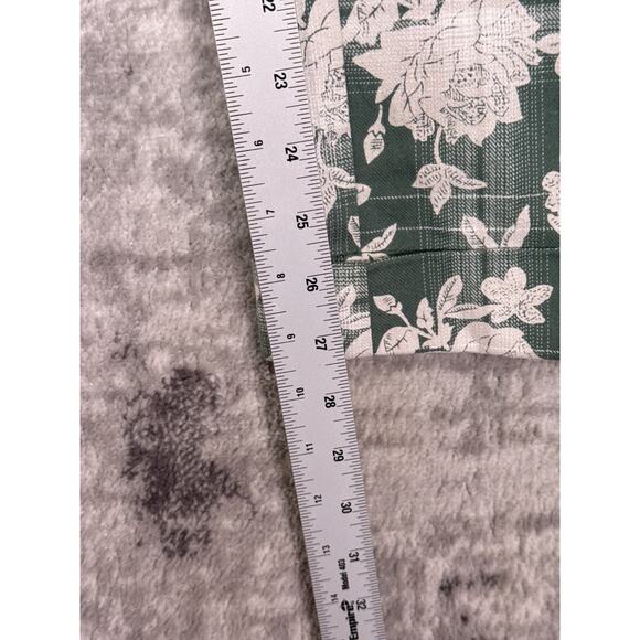 WILDFANG Pants 0 Womens The Essential Trouser Green Floral Plaid - Picture 5 of 7